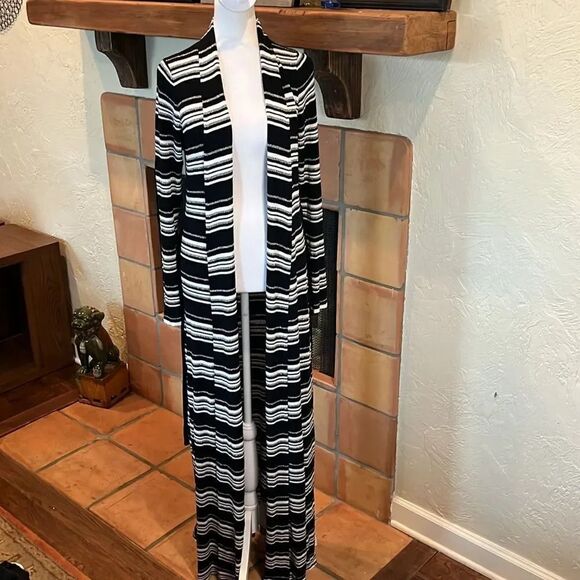 L’Agence Marija Striped Knit Duster, size M - Picture 2 of 14